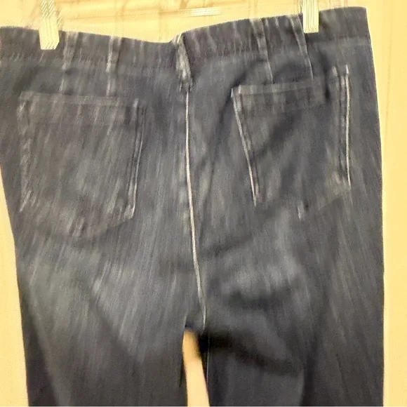 Pilcro Dark Blue Flare Jeans - Picture 3 of 8